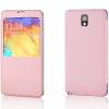 Samsung Galaxy Note 3 N9005 S-View Flip Leather Case Battery Back Cover - Pink OEM